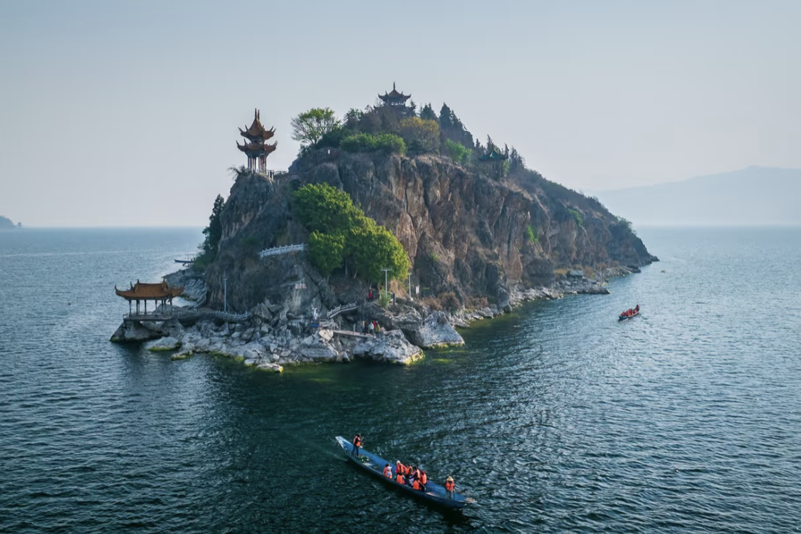 Solitary Mountain Island